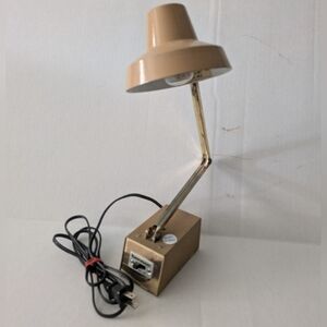 Vintage MCM Tensor Desk Lamp works with no buzzing sound.